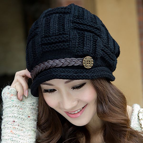 knitted hat women winter keep warm cap female cute fashion curling beanies outdoor casual soft knit hat skullies, Blue;gray
knitted hat women winter keep warm cap female cute fashion curling beanies outdoor casual soft knit hat skullies, Blue;gray