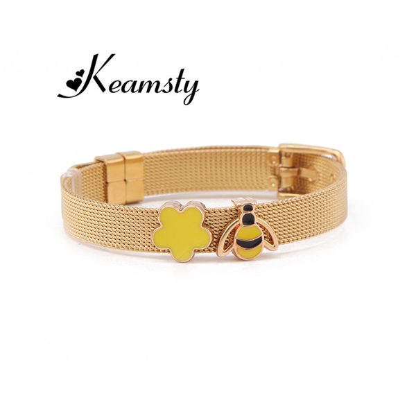 keamsty bee,flower,heart custom 8mm diy slide charms keeper bracelet mesh keeper bracelet gold charm personalized, Golden;silver
keamsty bee,flower,heart custom 8mm diy slide charms keeper bracelet mesh keeper bracelet gold charm personalized, Golden;silver