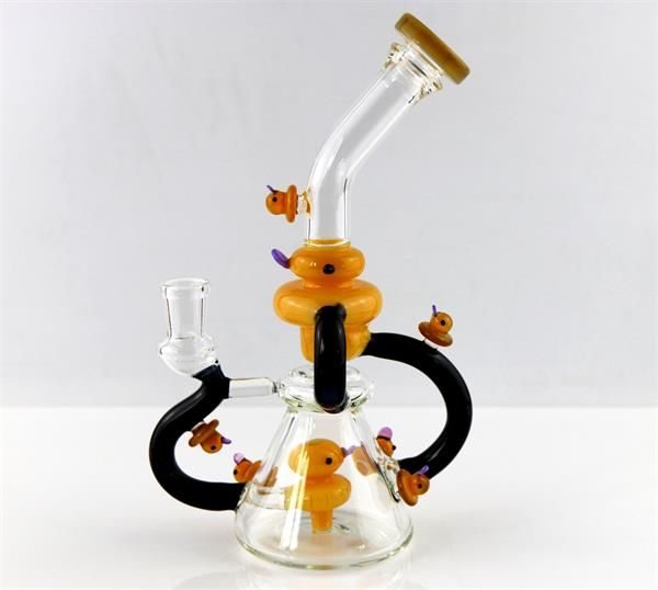 new yellow duck famliy glass water pipe, recycler glass bong. eight ducks decor glass bong, 9 inch in height 14 mm male bowl
new yellow duck famliy glass water pipe, recycler glass bong. eight ducks decor glass bong, 9 inch in height 14 mm male bowl