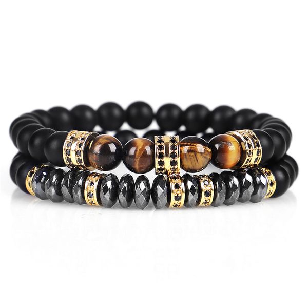 fehame 2pcs black white natural stone beaded bracelet men's and women's bracelets friends couples gifts
fehame 2pcs black white natural stone beaded bracelet men's and women's bracelets friends couples gifts