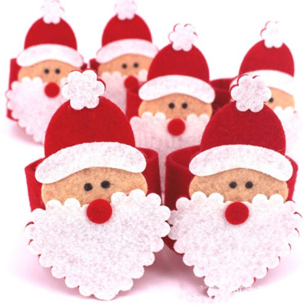 6pc/set christmas santa claus napkin ring serviette tissue holder christmas dinner table napkin rings red
6pc/set christmas santa claus napkin ring serviette tissue holder christmas dinner table napkin rings red