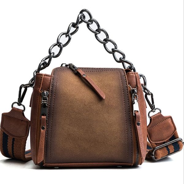 new-shaped scrub leather design crossbody bag women bag chain stripe wide strap shoulder flap bucket
new-shaped scrub leather design crossbody bag women bag chain stripe wide strap shoulder flap bucket