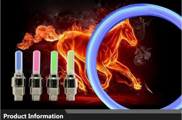 Whole ale firefly poke led wheel valve tem cap tire motion neon light lamp for bike bicycle car motorcycle Whole ale firefly poke led wheel valve tem cap tire motion neon light lamp for bike bicycle car motorcycle