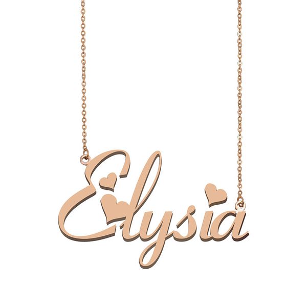 elysia name necklace pendant for women girls birthday gift custom nameplate kids friends jewelry 18k gold plated stainless steel, Silver
elysia name necklace pendant for women girls birthday gift custom nameplate kids friends jewelry 18k gold plated stainless steel, Silver
