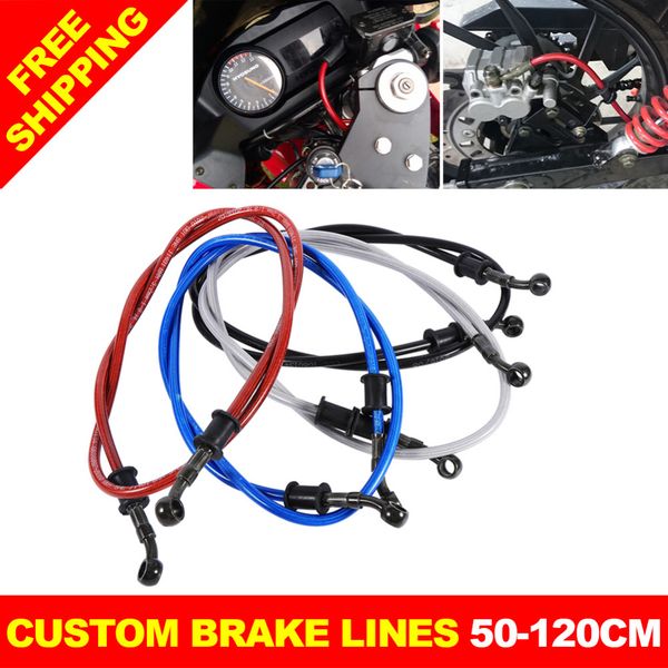 motorcycle braided steel brake clutch oil hose line pipe colorful fit atv dirt pit bike oil hose 4 colors 50cm-120cm universal
motorcycle braided steel brake clutch oil hose line pipe colorful fit atv dirt pit bike oil hose 4 colors 50cm-120cm universal