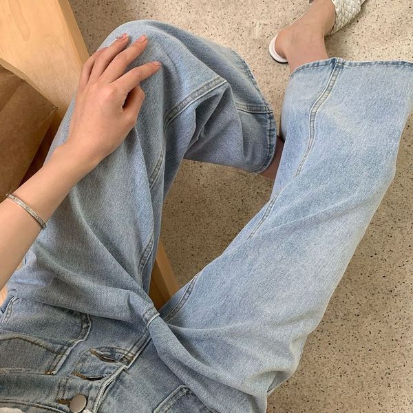 women's jeans wide-legged pants since restoring ancient ways show thin waist loose nine minutes of han guodong gate, Blue
women's jeans wide-legged pants since restoring ancient ways show thin waist loose nine minutes of han guodong gate, Blue