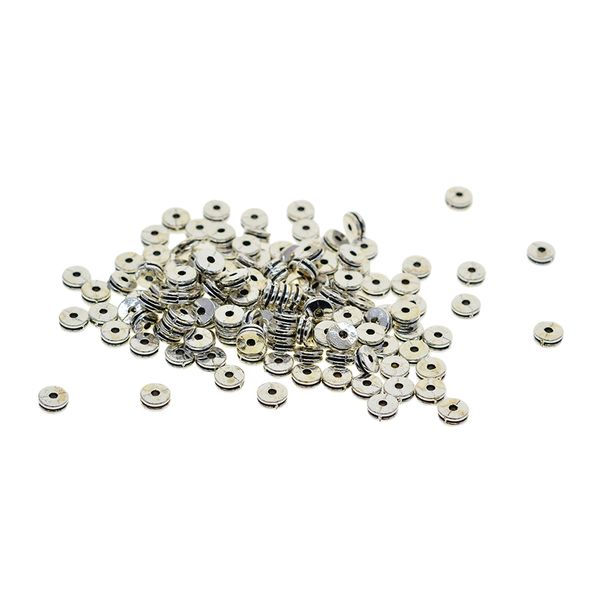 100 piece mini round rondelle beads spacer beads findings for jewelry making beading craft silver 6.5mm
100 piece mini round rondelle beads spacer beads findings for jewelry making beading craft silver 6.5mm