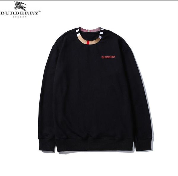 2019 men's and women's burberrywinter new fashion sports sweater printing short-sleeved embroidered cotton men's sweater -14, Black
2019 men's and women's burberrywinter new fashion sports sweater printing short-sleeved embroidered cotton men's sweater -14, Black