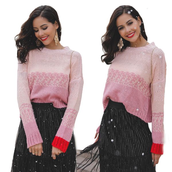 wear pretend women's 2019 small fresh spell colour sweet knitting shirts easy long sleeves lazy wind sweater, Black;red
wear pretend women's 2019 small fresh spell colour sweet knitting shirts easy long sleeves lazy wind sweater, Black;red