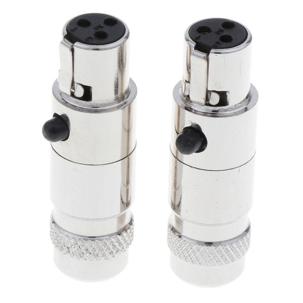 2pcs xlr 3 pin female mic microphone cable adapter xlr female plug suitable for microphone
2pcs xlr 3 pin female mic microphone cable adapter xlr female plug suitable for microphone