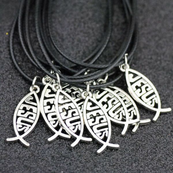 lot jewelry wholesale 50pcs cool jesus fish pendants alloy charms necklace ichthys jesus fish pendant necklace hj16, Silver
lot jewelry wholesale 50pcs cool jesus fish pendants alloy charms necklace ichthys jesus fish pendant necklace hj16, Silver
