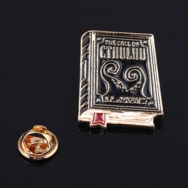 new the call of cthulhu brooch book shape handmade enamel pin lapel denim shirts pins for women men fashion jewelry gift, Gray
new the call of cthulhu brooch book shape handmade enamel pin lapel denim shirts pins for women men fashion jewelry gift, Gray