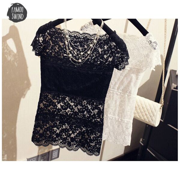 quality good women lace clothing short sleeve t shirt camisoles pierced hollow out woman clothes, White
quality good women lace clothing short sleeve t shirt camisoles pierced hollow out woman clothes, White