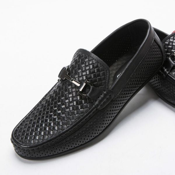 2020 summer new leather shoes men hollowed braided casual shoes breathable embossed hole wear-resistant, Black
2020 summer new leather shoes men hollowed braided casual shoes breathable embossed hole wear-resistant, Black