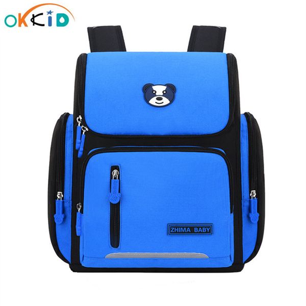 okkid primary school bags for boys kids waterproof blue backpack schoolbag children cute book bag school backpack for girls gift y200706
okkid primary school bags for boys kids waterproof blue backpack schoolbag children cute book bag school backpack for girls gift y200706