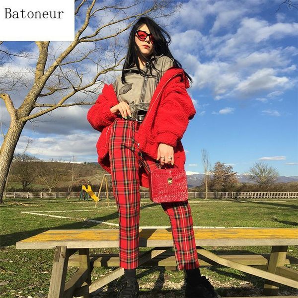 summer new fashion women casual pants clothes plaid female harem fit pants women new red casual clothing, Black;white
summer new fashion women casual pants clothes plaid female harem fit pants women new red casual clothing, Black;white