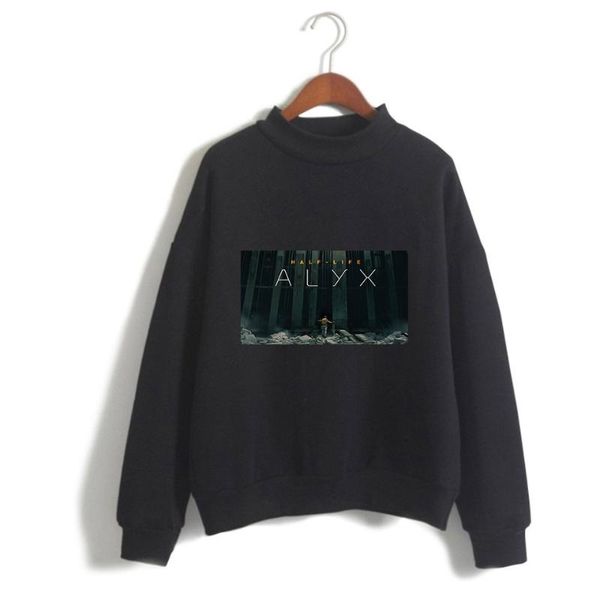 game half life 2020 new series half-life:alyx print women/men high collar sweatshirt casual turtlenecks clothes, Black
game half life 2020 new series half-life:alyx print women/men high collar sweatshirt casual turtlenecks clothes, Black