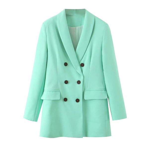 women's suit jacket new style fashion solid color double-breasted temperament long-sleeved suit collar mid-length jacket, White;black
women's suit jacket new style fashion solid color double-breasted temperament long-sleeved suit collar mid-length jacket, White;black
