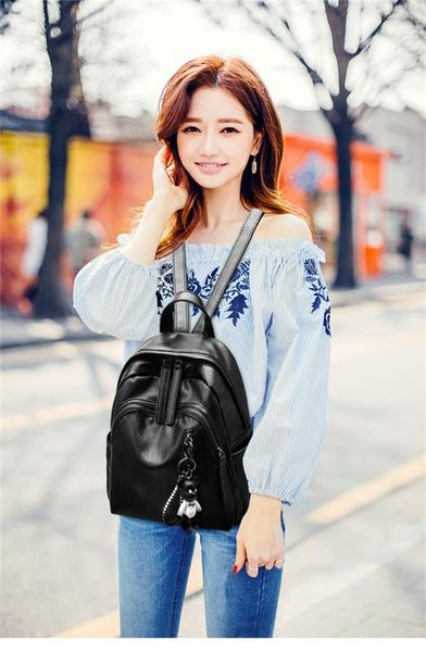 2020 new fashion woman backpack youth pu leather backpacks for teenage girls female school bag sale
2020 new fashion woman backpack youth pu leather backpacks for teenage girls female school bag sale