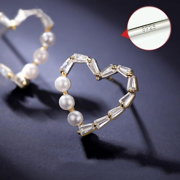korean jewelry zircon pearl heart crystal gold heart earrings for women statement pearl stud earrings simple fashion jewelry, Golden;silver
korean jewelry zircon pearl heart crystal gold heart earrings for women statement pearl stud earrings simple fashion jewelry, Golden;silver