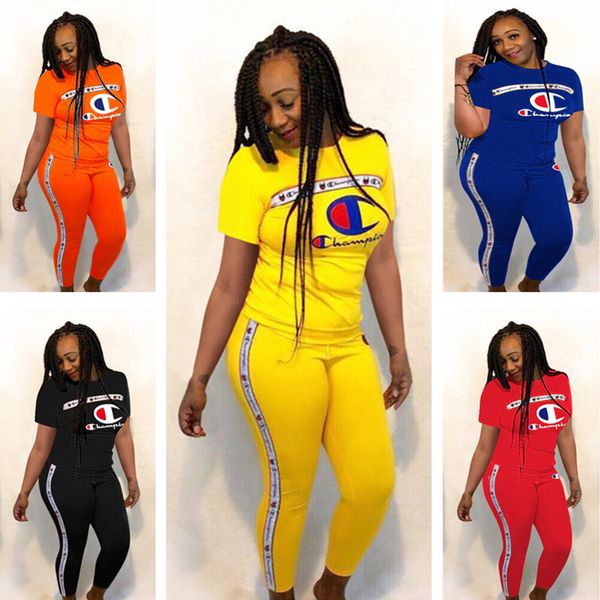 Champion бренд женские наряды Joggers Caual Set футболка + брюки 2 шт. спортивный костюм спортивная одежда спортивный костюм S-3xl A362
Champion бренд женские наряды Joggers Caual Set футболка + брюки 2 шт. спортивный костюм спортивная одежда спортивный костюм S-3xl A362