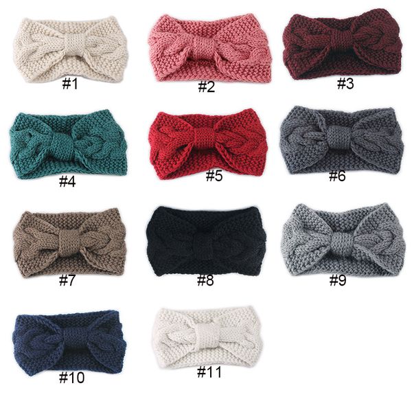 2019 new 11 colors knitted bow knot headband headwrap for lady women crochet wide stretch hairband turbans hair accessory winter ear warmer, Slivery;white
2019 new 11 colors knitted bow knot headband headwrap for lady women crochet wide stretch hairband turbans hair accessory winter ear warmer, Slivery;white