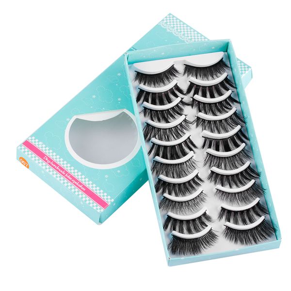 10 pairs 3d mink false eyelashes mixed styles fluffy thick long wispy lashes extension tool handmade full volume fake eyelashes
10 pairs 3d mink false eyelashes mixed styles fluffy thick long wispy lashes extension tool handmade full volume fake eyelashes
