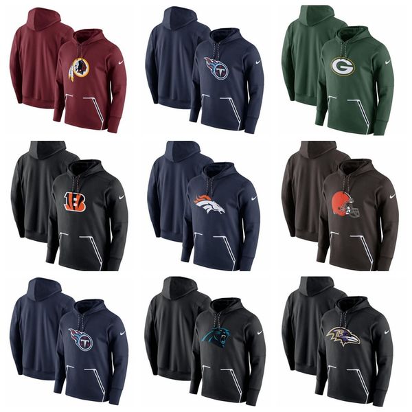 

baltimore ravens green bay packers detroit lions denver broncos cleveland browns champ drive vapor speed pullover hoodie, Blue;black