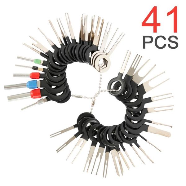 41pcs automotive plug terminal remove tools set key pin car electrical wire crimp connector extractor kit accessories
41pcs automotive plug terminal remove tools set key pin car electrical wire crimp connector extractor kit accessories