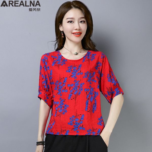 summer short sleeve cotton linen womens and blouses vintage floral print plus size o-neck casual women blouse camisas mujer, White
summer short sleeve cotton linen womens and blouses vintage floral print plus size o-neck casual women blouse camisas mujer, White