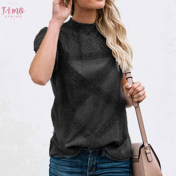 lace floral sleeves slim female 2019 women t shirt casual fashion summer short sleeve feminina round neck elegant sale, White
lace floral sleeves slim female 2019 women t shirt casual fashion summer short sleeve feminina round neck elegant sale, White