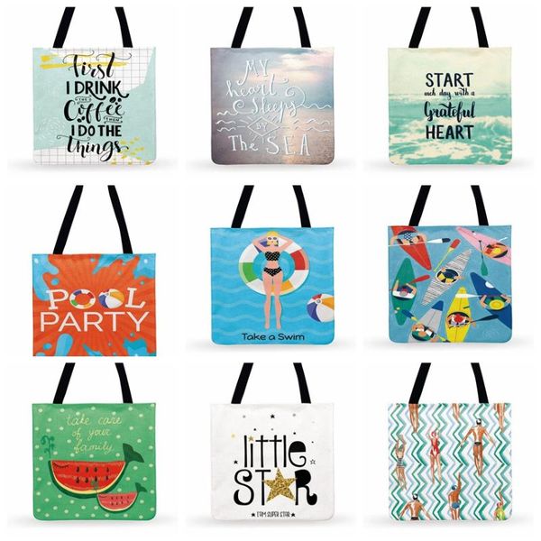outdoor beach tote bags love summer fun illustration print tote bag for women casual ladies shoulder bag shopping bags
outdoor beach tote bags love summer fun illustration print tote bag for women casual ladies shoulder bag shopping bags