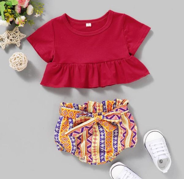 toddler baby girls clothes sets 2pcs crop ruffles short sleeve shirts shorts bow knot summer cute 3-24m, White
toddler baby girls clothes sets 2pcs crop ruffles short sleeve shirts shorts bow knot summer cute 3-24m, White