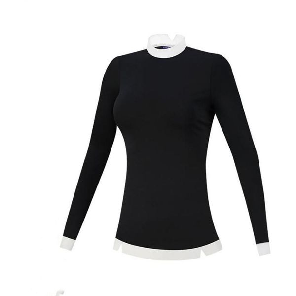 

studyset golf clothes female autumn winter clothes long sleeve t-shirt slim golf suit for women 2020 new arrivals, Black;blue