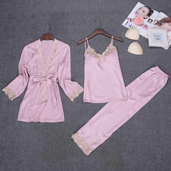 lady night robe spring womens 3pcs sleepwear sets strap pants suit casual pajamas nightwear kimono bath gown -xl, Blue;gray
lady night robe spring womens 3pcs sleepwear sets strap pants suit casual pajamas nightwear kimono bath gown -xl, Blue;gray