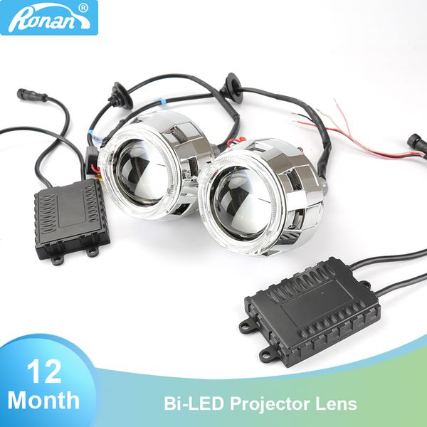 ronan 2.5 inch mini bi-led projector lens with led angel eyes masks 5000 5500k 35w 12v car headlight for diy lossless retrofit
ronan 2.5 inch mini bi-led projector lens with led angel eyes masks 5000 5500k 35w 12v car headlight for diy lossless retrofit