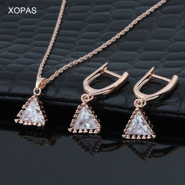 xopas fashion jewelry set luxury classic triangle shiny earrings zircon engagement party popular earrings set gift, Silver
xopas fashion jewelry set luxury classic triangle shiny earrings zircon engagement party popular earrings set gift, Silver