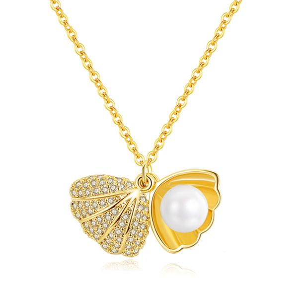 female pearl shell necklace for women gold color boho jewelry necklace never fade, Silver
female pearl shell necklace for women gold color boho jewelry necklace never fade, Silver