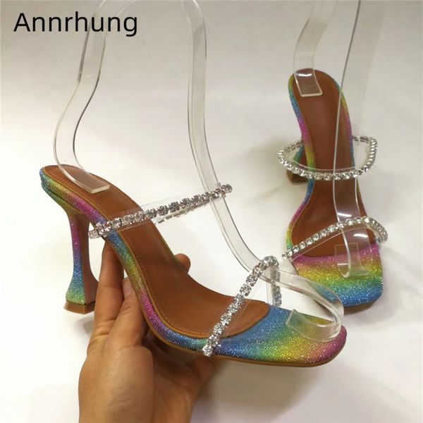 jeweled one-strap party shoes woman individual goblet heel rainbow color sequined cloth pvc high heels outwear slippers, Black
jeweled one-strap party shoes woman individual goblet heel rainbow color sequined cloth pvc high heels outwear slippers, Black
