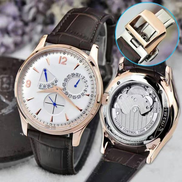 2019 master ultra thin series luxury mens watches mechanical automatic watches 40 hours power reserve function mens wristwatch, Slivery;brown
2019 master ultra thin series luxury mens watches mechanical automatic watches 40 hours power reserve function mens wristwatch, Slivery;brown