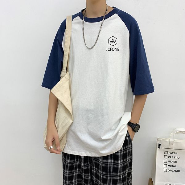 2020 men's color matching half sleeve t-shirt boys summer loose five short-sleeved mens joker popular t-shirts man tshirt, White;black
2020 men's color matching half sleeve t-shirt boys summer loose five short-sleeved mens joker popular t-shirts man tshirt, White;black