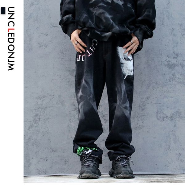 uncledonjm designer jeans men loose fit graffti jeans painted printing men denim pants hip hop harajuku ed926, Blue
uncledonjm designer jeans men loose fit graffti jeans painted printing men denim pants hip hop harajuku ed926, Blue