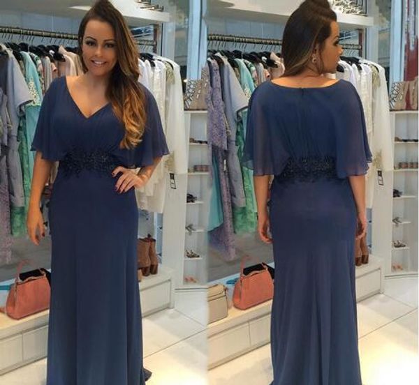elegant dark blue v neck mother of the bride groom dresses chiffon juliet short sleeves applique long evening formal dress gowns new, Black;red
elegant dark blue v neck mother of the bride groom dresses chiffon juliet short sleeves applique long evening formal dress gowns new, Black;red