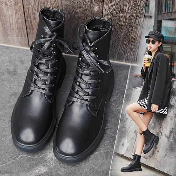 boots 2021 women imitation leather shoes ladies winter woman casual spring autumn boot female lace up ankle, Black
boots 2021 women imitation leather shoes ladies winter woman casual spring autumn boot female lace up ankle, Black