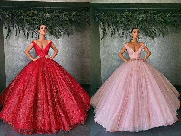 simple red blush ball gown sweet 16 party dresses off the shoulder with sleeves v neck sequin tulle quinceanera prom dress, Blue;red
simple red blush ball gown sweet 16 party dresses off the shoulder with sleeves v neck sequin tulle quinceanera prom dress, Blue;red