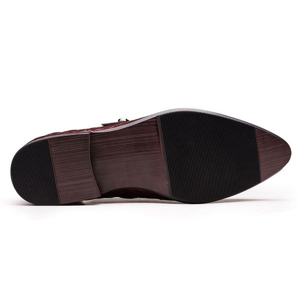 fashion italian mens dress shoes with buckle designer male shoes men wedding business office work footwear party zapatos hombre, Black
fashion italian mens dress shoes with buckle designer male shoes men wedding business office work footwear party zapatos hombre, Black