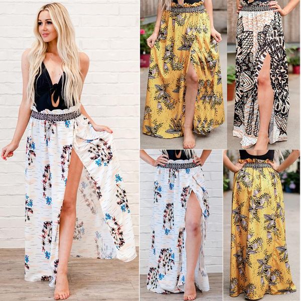 boho floral skirt women midi skirt tropical plants printed lace-up split vintage beach elegant female bottom, Black
boho floral skirt women midi skirt tropical plants printed lace-up split vintage beach elegant female bottom, Black