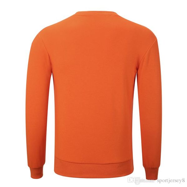 

2019 new trend autumn and winter round neck long sleeve orange simple sweater jh-012-004, Black