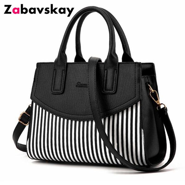 new brand design fashion women handbag black and white stripe tote bag female shoulder bags pu leather purse djz305
new brand design fashion women handbag black and white stripe tote bag female shoulder bags pu leather purse djz305