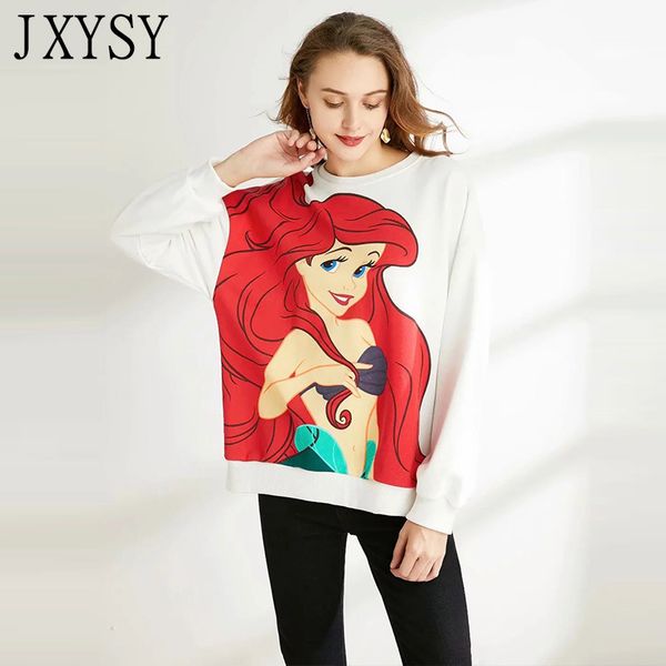 jxysy 2019 winter hoodies women sweatshirt casual cartoon mermaid printing oversize hooded famale sweatshirt women pullovers top, Black
jxysy 2019 winter hoodies women sweatshirt casual cartoon mermaid printing oversize hooded famale sweatshirt women pullovers top, Black